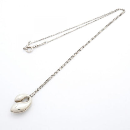 Tiffany & Co Necklace Double Teardrop Silver 925 Ladies