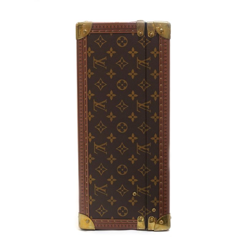 Louis Vuitton Bisten 55 M21327 Trunk Case Monogram Canvas Leather Brown