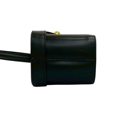 Celine Vintage Star Ball Hardware Leather Vanity Bag Handbag