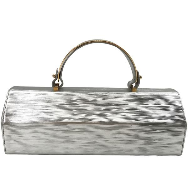 Louis Vuitton Epi Galaxia Vanity Hand Bag Metallic Silver
