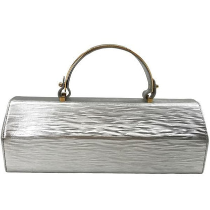 Louis Vuitton Epi Galaxia Vanity Hand Bag Metallic Silver