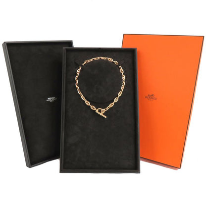 Hermes Necklace Chaine D'ancre PM 43 Pieces 43 Links Chain 18K Pink