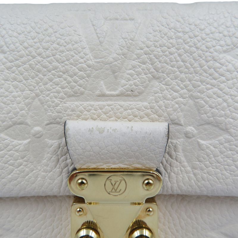 Louis Vuitton Monogram Empreinte Portefeuille Metis M81071 IC Chip Gold
