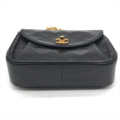 Chanel Quilted Turnlock CC Logo Brilliant Chain Shoulder Bag