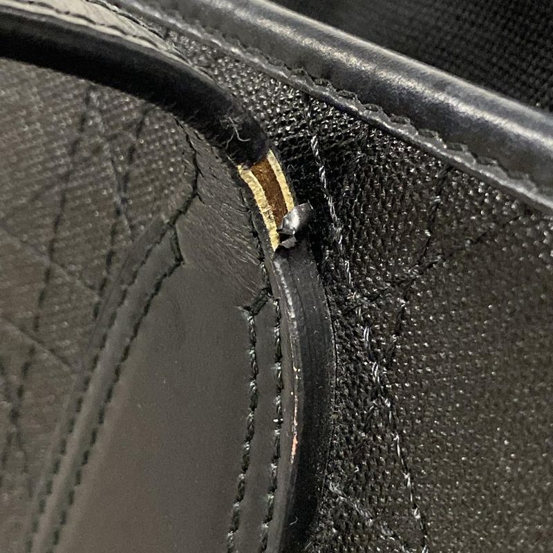 Dior/christian Dior Tote Bag Panarea Black Logo Charm None Leather