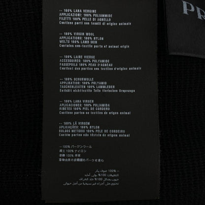 Prada | 2015 | Zip Up Knitted Jacket | 44 | Black | Men's