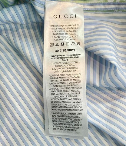 Gucci Long Sleeve Shirt Flower Print Women's Size 40 (S) Gucci