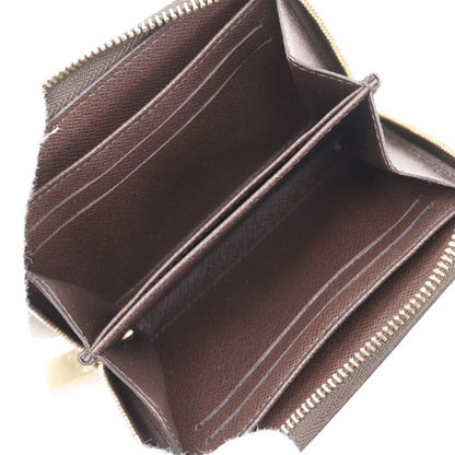 Louis Vuitton Zippy Coin Purse N63070 Damier Canvas Brown Ts1107 Unisex Coin