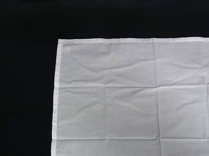 Hermes Evelyn 100% Cotton Handkerchief Pocket Chief Ladies Men White