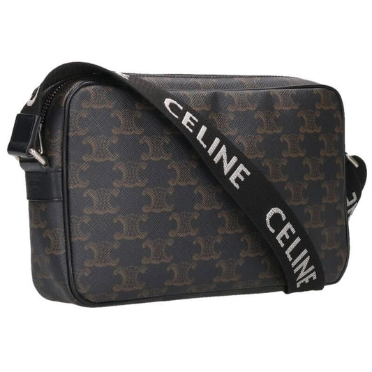 Celine 197202dnd Triomphe Canvas Medium Shoulder Bag Men's