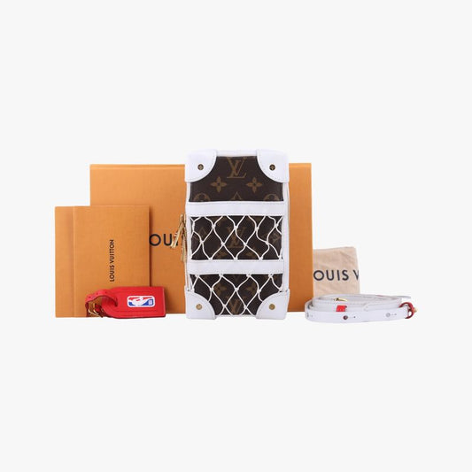 Louis Vuitton Soft Trunk Fawn Box Monogram / Brownish And White Monogram