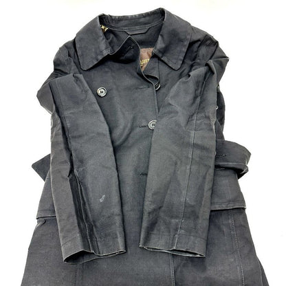 Louis Vuitton Pea Coat Mackintosh Cotton Black