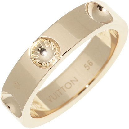 Louis Vuitton 18K Yellow Gold Petite Bague Empreinte Ring Q9126j