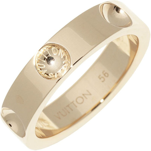 Louis Vuitton 18K Yellow Gold Petite Bague Empreinte Ring Q9126j