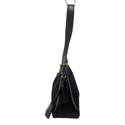 Prada Shoulder Bag Emme Large 1bc232 Black Re-nylon Leather