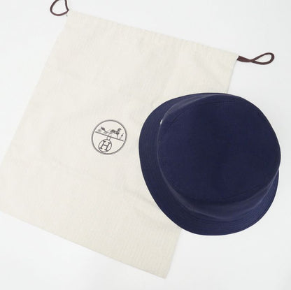 2022Hermes Eden Hat Size 58 Bucket Hat With Serie Logo Made In