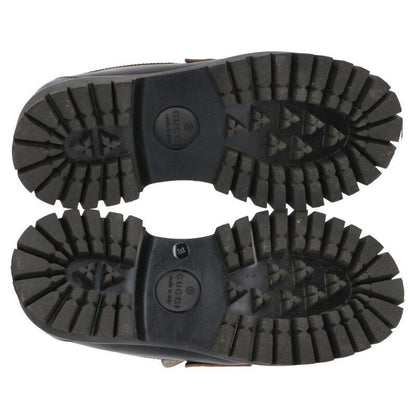 Gucci 577236 Horsebit Bee Embroidery Leather Loafer Women's 38