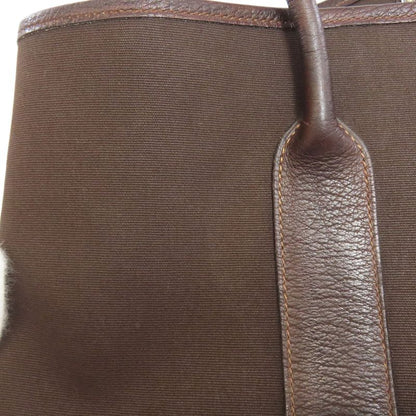 Hermes Garden Party PM Silver Hardware Tote Bag Toile Offiche Women