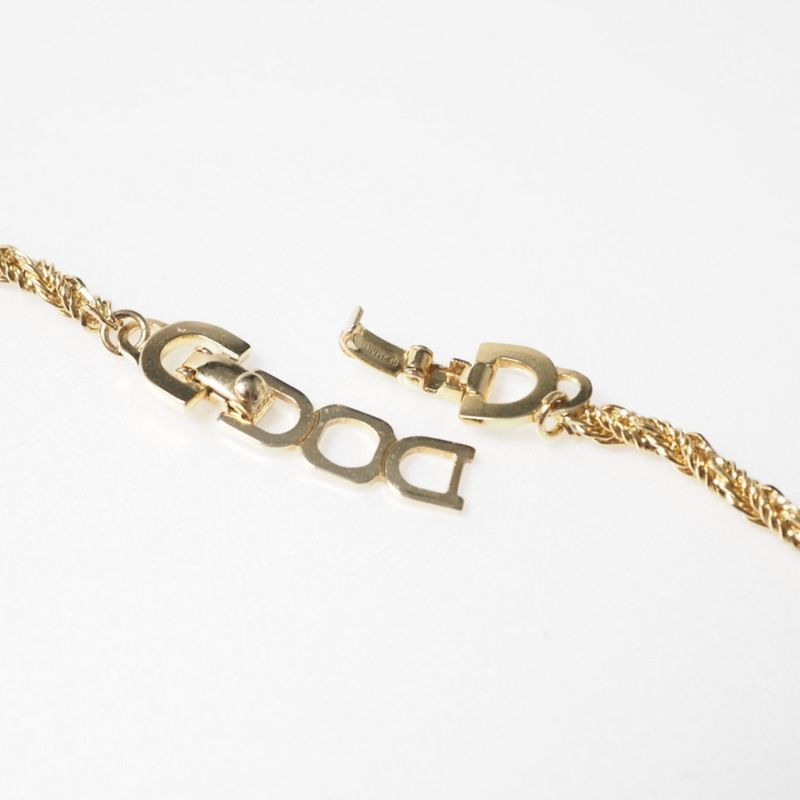 Christian DIOR Vintage Necklace Chain Necklace 20250630 Ra5176