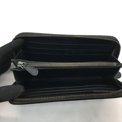 Bottega Veneta Men's Long Wallet Intrecciato Round Zipper 114076 Black