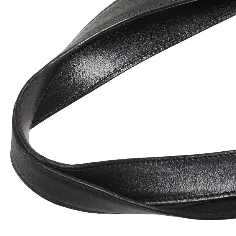 Gucci GG Canvas 153238 Navy Black Canvas Leather Women's Gucci