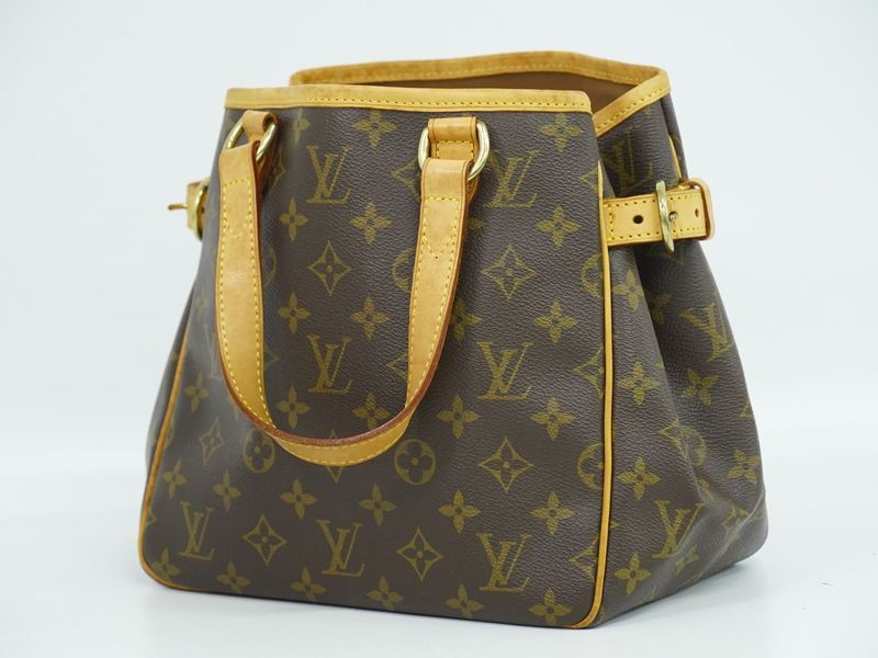 Authentic Louis Vuitton LV Batignolles Monogram Tote Handbag Brown M51156