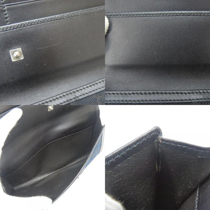 Gucci Long Wallet 035.0416.2180 Webline GG Canvas Black Fold Classic Women Men