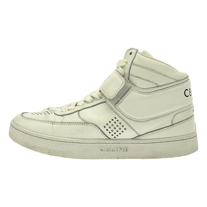 Celine - Z Trainer Ct-03 Leather High-cut Sneakers - 35 - White - Women's