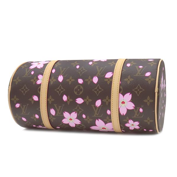 Louis Vuitton Handbag Lv×tm Papillon MM Monogram Canvas Sakura Brown Gold