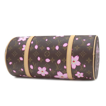 Louis Vuitton Handbag Lv×tm Papillon MM Monogram Canvas Sakura Brown Gold