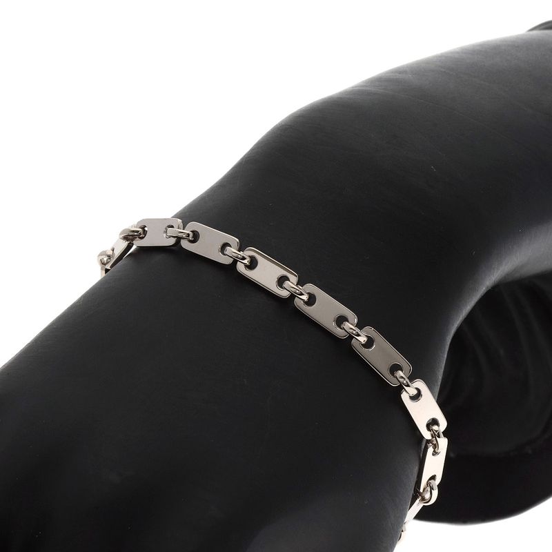 Cartier Fidelity Bracelet With Heart Key 18K White Gold Ladies