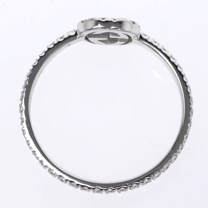 Gucci Interlocking GG Ring No 9 750wg Full Eternity Diamond
