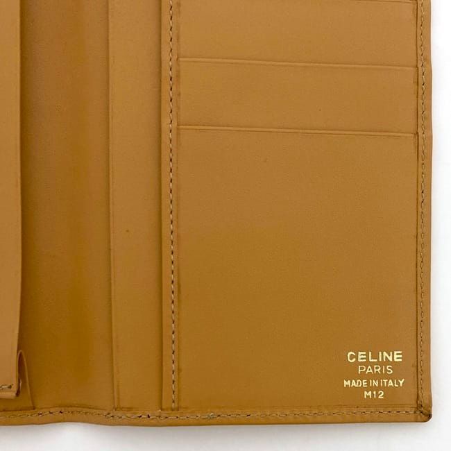Celine Bifold Long Wallet Ec21653 Brown Beige Macadam