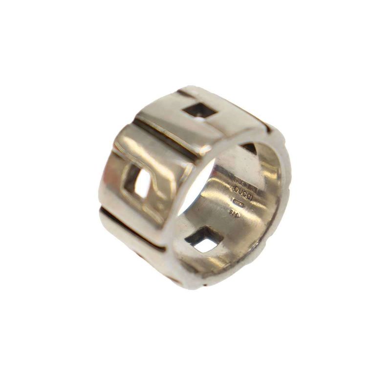 Gucci Modernist Silver Ring Silver 925 About Size 13