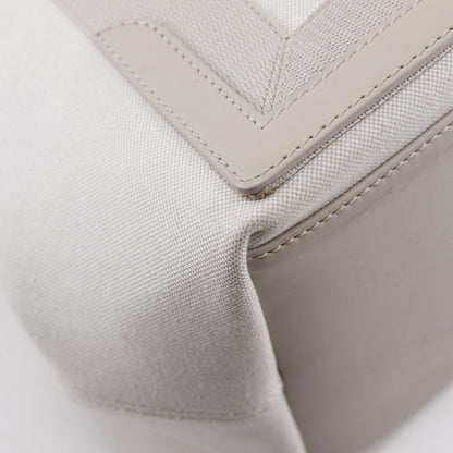 Balenciaga Navy Cabas S 339933 Canvas Light Grey Unisex Tote Bag