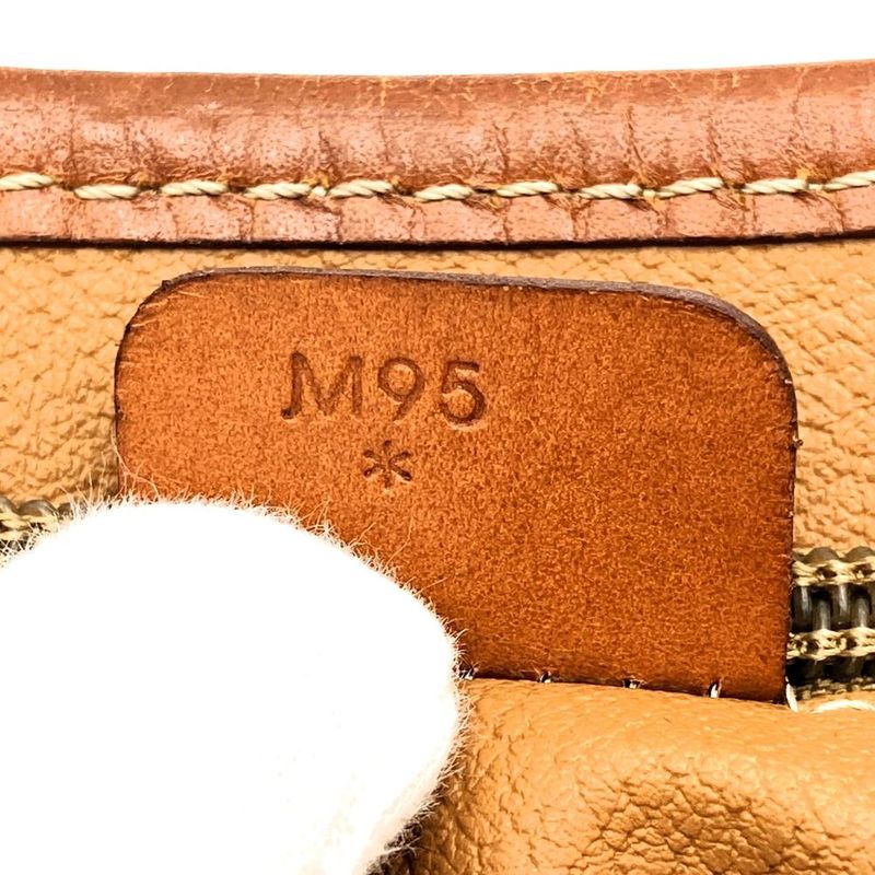 Celine Macadam M95 Tote Shoulder Bag Pvc/leather Beige Women