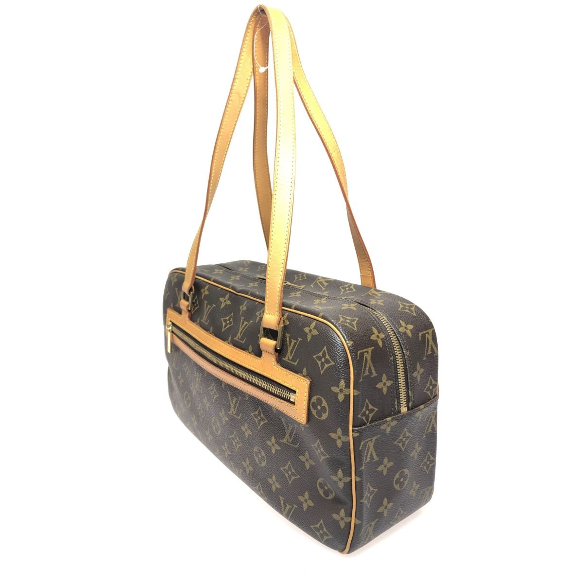 Louis Vuitton Women's Shoulder Bag Monogram Shite GM M51181 Brown