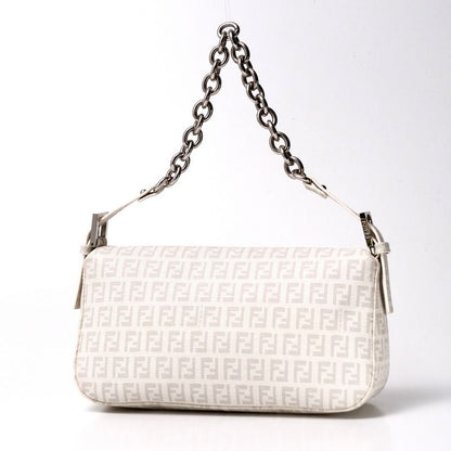 Fendi Handbag Zucchino PVC Mamma Bucket Chain Shoulder Mini Bag Shoulder Semi