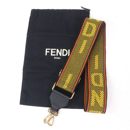 Fendi 8av386 Strap You Logo Leather Use Shoulder Strap Multicolor Storage With