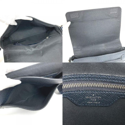 Louis Vuitton Shoulder Bag Romain MM Romain MM M32624 Taiga Leather Boreal Navy