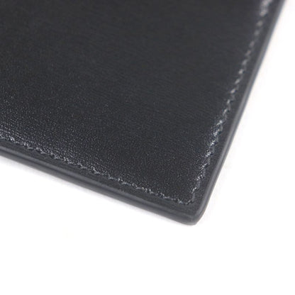 Celine 10m083fvo Zipped Card Holder Calfskin Triomphe Gold Charm Business Card