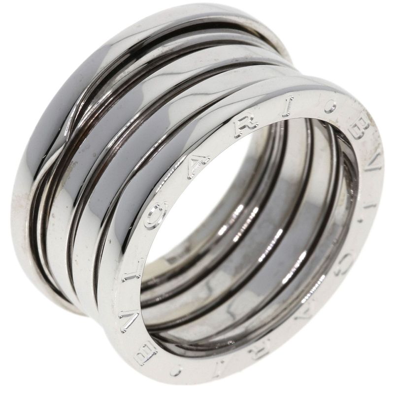 Bvlgari B-zero1 4-band #57 Ring 18K White Gold Ladies