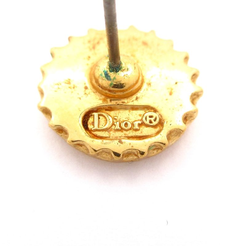 Dior/christian Dior Earrings - Gold