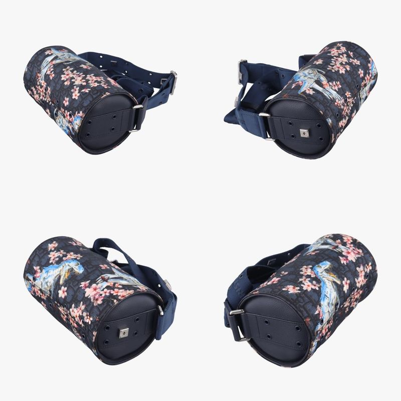 Christian Diorchristian Dior Solayama Robot Dinosaur Black And Multicolor Nylon