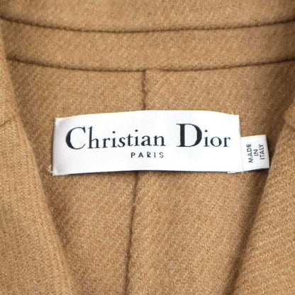 Christian Dior Camel Wool Chester Coat 840m02a0012 Camel 34