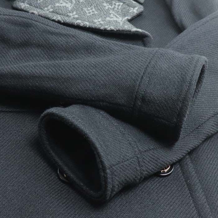 Louis Vuitton Pea Coat Black Fnco15ov0 36 Ladies Preowned