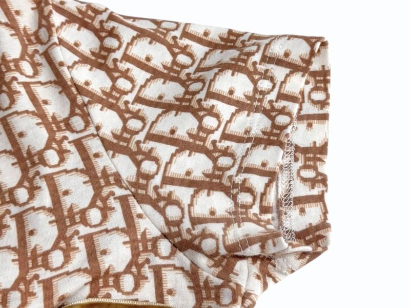 Dior Short Sleeve V-neck T-Shirt Trotter Ribbon Galliano — view 6