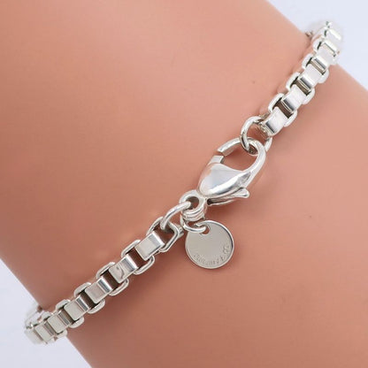 Tiffany & Co Venetian 925 Silver Ladies 14.1g Bracelet