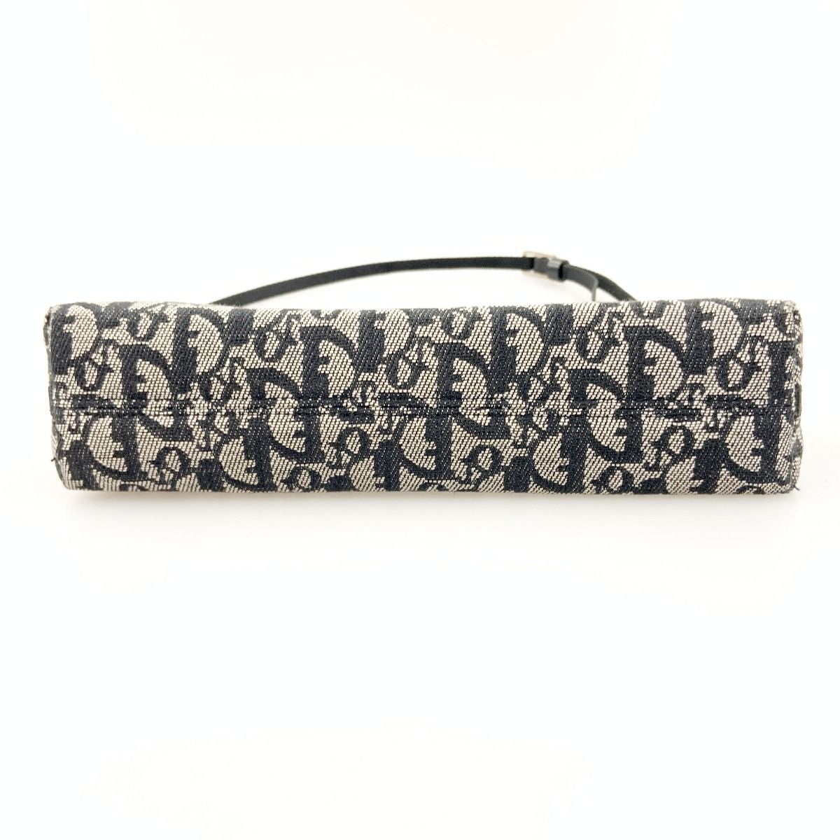 Christian Dior Trotter Handbag Pouch Beige X Black