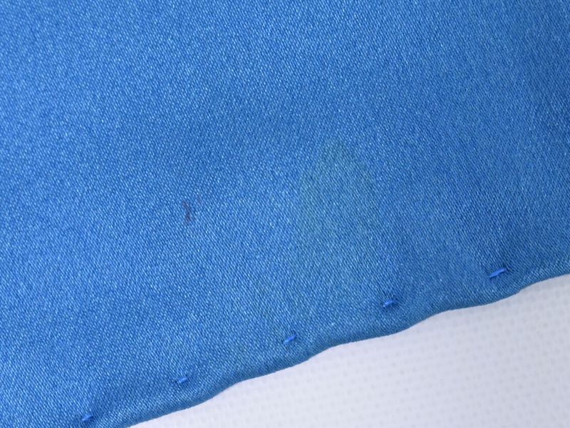 Authentic Chanel Bag Motif Scarf Shawl Bandana Silk Blue Black Multicolor